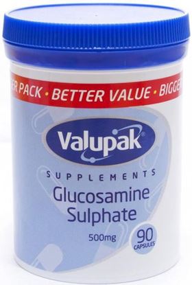 Picture of VALUPAK GLUCOSAMINE SULPHATE 500MG CAPS (90)