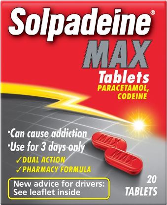 Picture of SOLPADEINE MAX TAB- 20 TABLETS