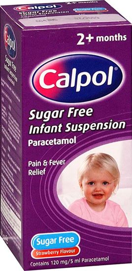 Picture of CALPOL INFANT SUSP S/FREE- 100ML