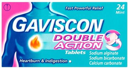 Picture of GAVISCON DOUBLE ACTION TABS 24 TABLETS