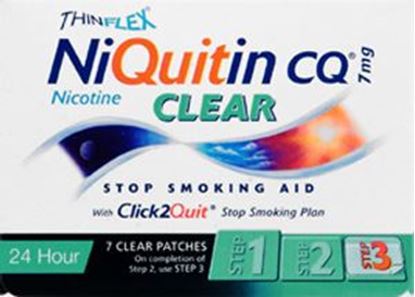 Picture of NIQUITIN CLR PATCH STEP 3 7MG