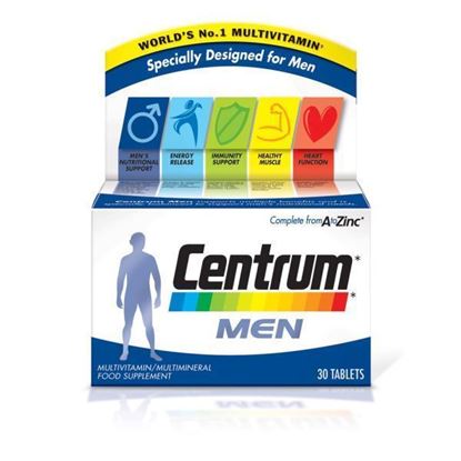 Picture of CENTRUM MULTIVITAMINS FOR MAN 30 TABLETS