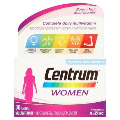 Picture of CENTRUM MULTIVITAMINS WOMAN 30 TABLETS