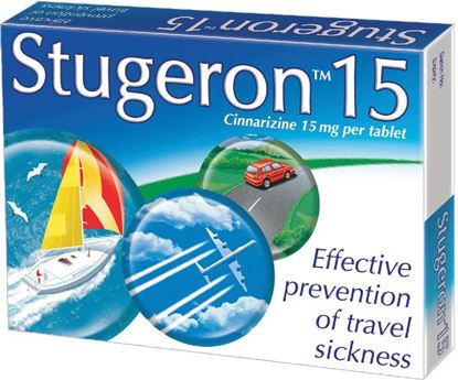 Picture of STUGERON TAB TRAVEL PACK 15MG- 15 TABLETS