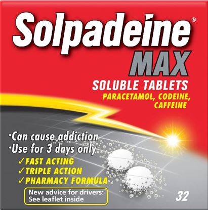 Picture of SOLPADEINE MAX SOLUBLE TABLET 32 TABLETS