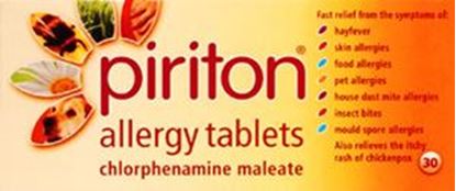 Picture of PIRITON ALLERGY TAB 4MG (30)