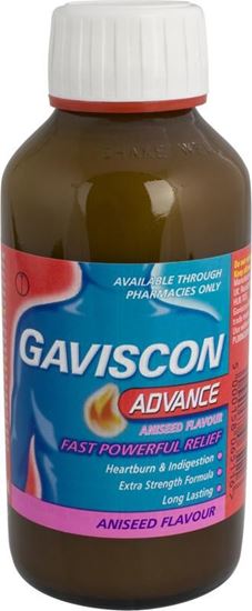 Picture of GAVISCON ADVANCE LIQUID ANISEED-300ML