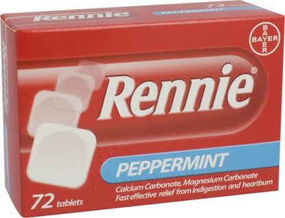 Picture of RENNIE DIGESTIF TAB PEPPERMINT 72 TABLETS