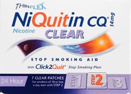 Picture of NIQUITIN CLR PATCH STEP 2 14MG
