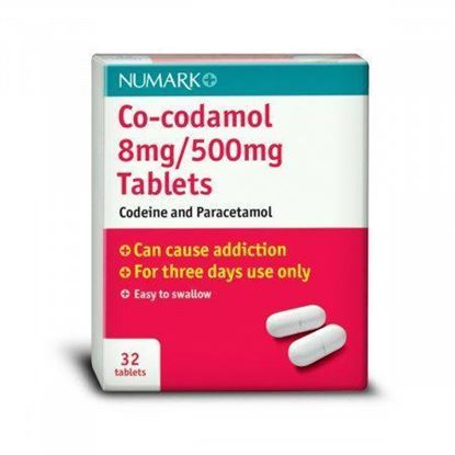 Picture of CO-CODAMOL 8/500MG 32 Tablets