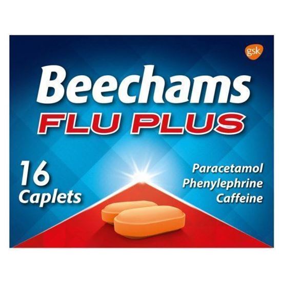 Picture of BEECHAMS FLU PLUS 16 CAPLETS