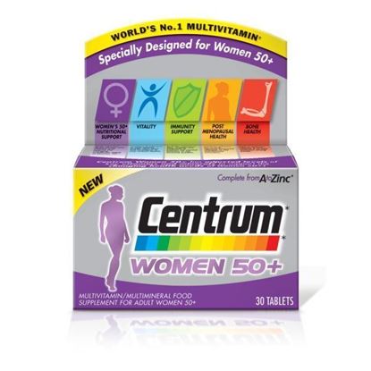 Picture of CENTRUM 50+ WOMENS 30 TABLETS