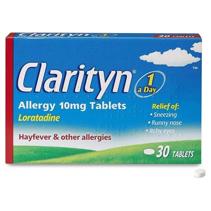 Picture of CLARITYN ALLERGY TABLETS- 30 TABLETS